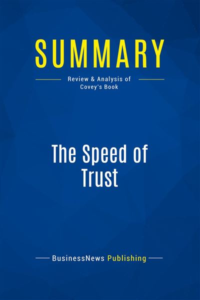 the speed of trust book review