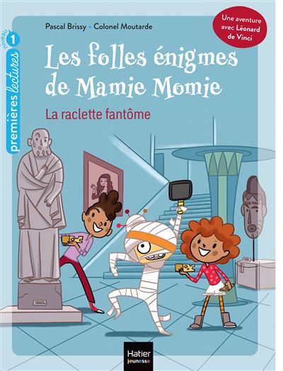 Couverture de Les folles énigmes de Mamie Momie n° 1 La raclette fantôme