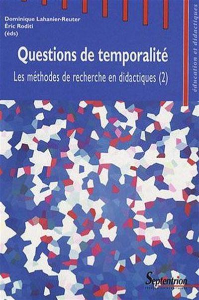 Questions de temporalité -  PU Septentrion - broché
