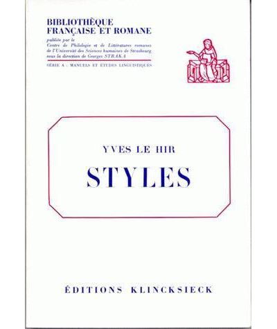 Styles - Yves Le Hir - (donnée non spécifiée)