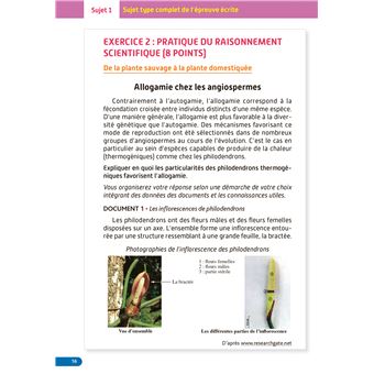 Annales Objectif BAC 2023 - Spécialité SVT