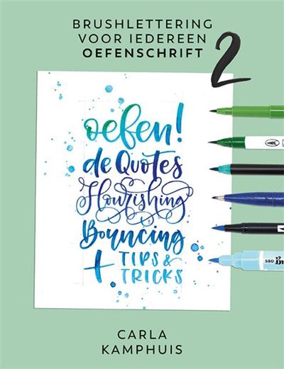 Brushlettering voor iedereen Oefenschrift 2