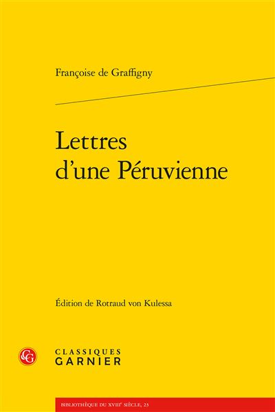 Lettres de peruvienne