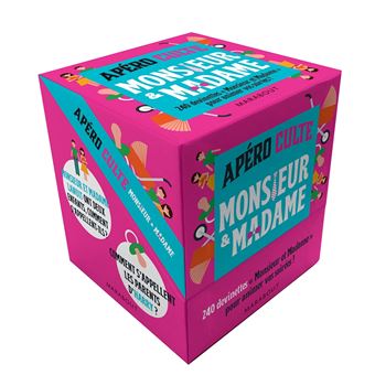 Mini-boîte Apéro culte - Monsieur Madame