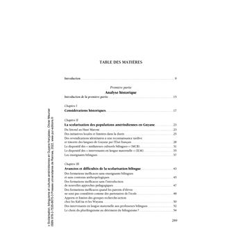 Scolarisation, bilinguisme et cultures amérindiennes en Guyane française