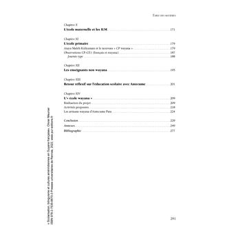 Scolarisation, bilinguisme et cultures amérindiennes en Guyane française