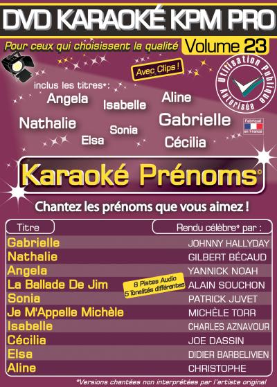 KARAOKE PARIS MUSIQUE - KPM:DVD KARAOKÉ KPM PRO VOL. 19 ''Stars En