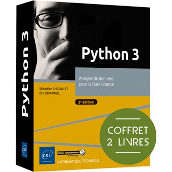 Python 3 - Coffret de 2 livres - Analyse de données pour la Data Science (2e édition)