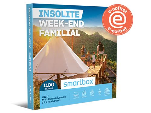 E-COFFRET SmartBox Week-end insolite et familial