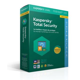 Kaspersky Total Security 2018 5 Postes 1 An Mise à jour - 1