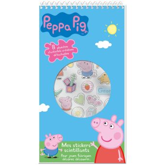 Peppa Pig - Peppa Pig, Avec plus de 10 stickers scintillants en relief - 1