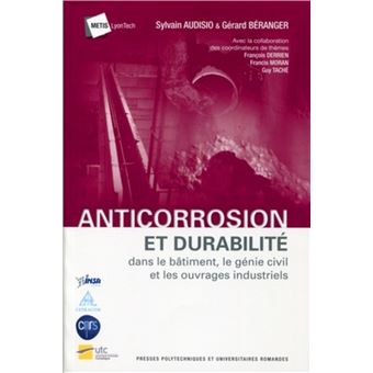 Anticorrosion Et Durabilite Dans Le Batiment Le Genie Civil Et Les Ouvrages Industriels Broche Sylvain Audisio Gerard Beranger Achat Livre Fnac