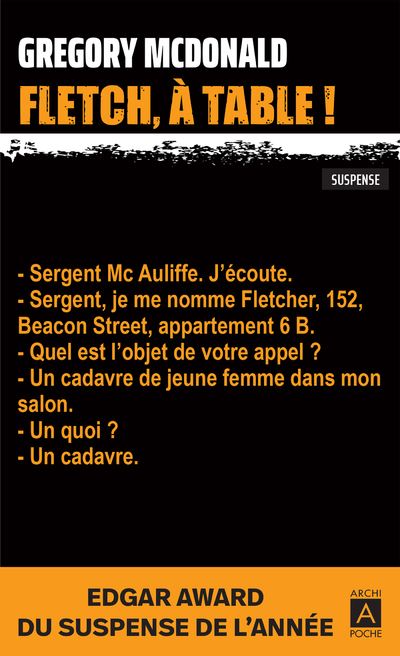 Fletch, à table ! - Gregory Mcdonald - Poche