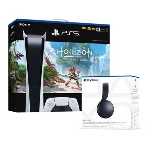 Pack Console Sony PS5 Digital + Horizon Forbidden West +