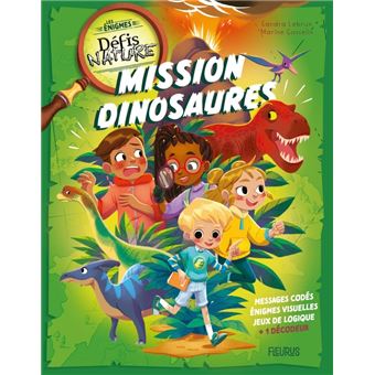 Les énigmes Défis Nature - Mission dinosaures