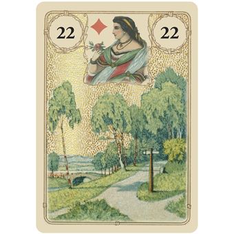 Coffret Oracle Lenormand doré