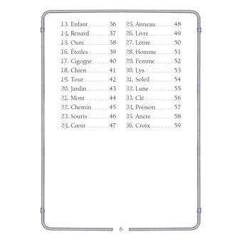 Coffret Oracle Lenormand doré