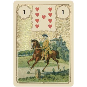 Coffret Oracle Lenormand doré