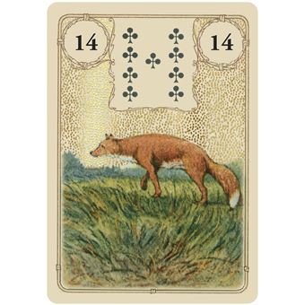 Coffret Oracle Lenormand doré