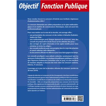 Réussir les concours des IRA