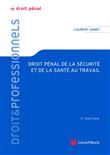 Droit penal de la securite et de la sante au travail