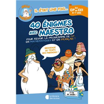 Hello Maestro ! 40 énigmes avec Maestro CP-CE1