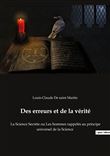 Des erreurs et de la vérité