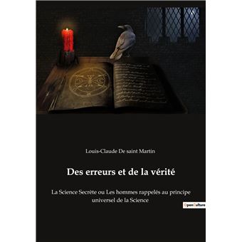 Des erreurs et de la vérité