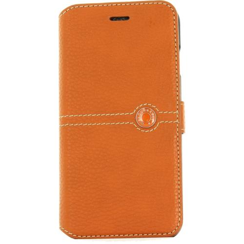 Etui Folio Façonnable pour iPhone 7 Plus Orange
