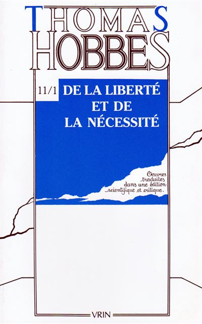 De la liberte et de la necessite