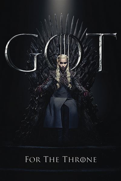 Poster Game Of Thrones Daenerys For The Throne