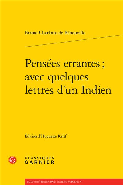 Pensées errantes ; avec quelques lettres d'un Indien