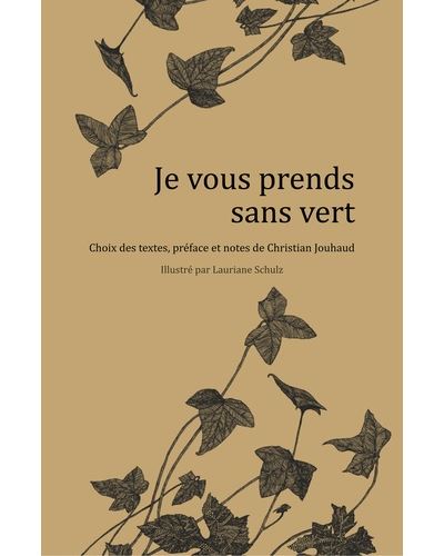 Je vous prends sans vert