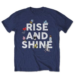 T-shirt Unisex Rise and Shine Taille XL Bleu marine