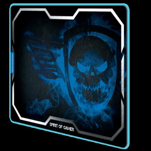 Spirit of Gamer Tapis de souris Spirit Of Gamer Blue Smokey Skull - XL - 43.5 x 32.3 cm - 3mm
