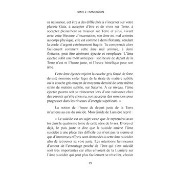 Quête de l'infini par les sons et la Lumière, Tome 2, L'Immersion