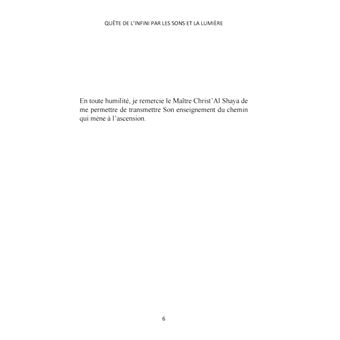 Quête de l'infini par les sons et la Lumière, Tome 2, L'Immersion