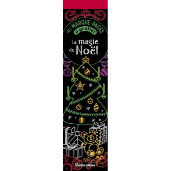 Mes marque-pages à gratter : La magie de Noël