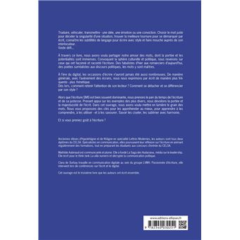 Travailler son style. Comment se démarquer par l’écrit à l’ère du numérique ?