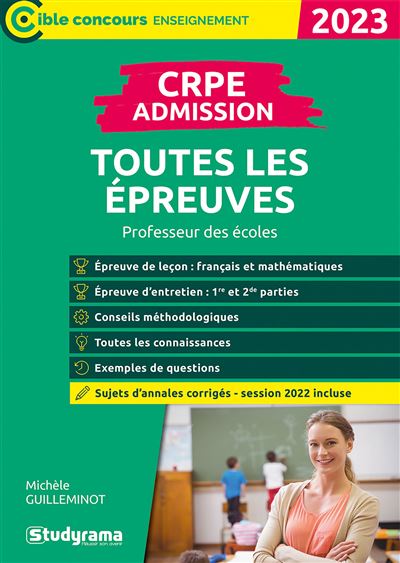 CRPE - Toutes les épreuves d'admission
