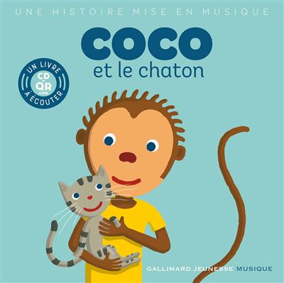 Coco et le chaton - Paule du Bouchet - Livre CD