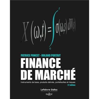 Finance De Marche 4e Ed Broche Patrice Poncet Roland Portait Livre Tous Les Livres A La Fnac