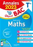 Annales Objectif BAC 2023 - Spécialité Maths