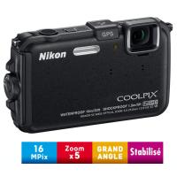 Nikon CoolPix AW100 Noir (étanche -10 m)