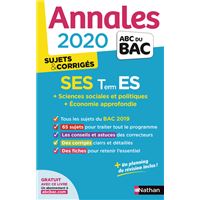 Sciences Economiques Et Sociales Terminale Terminale Bac Livre Bd Soldes Fnac