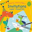 Dinosaures - Hourra, c'est la fête! Invitations méga chouettes