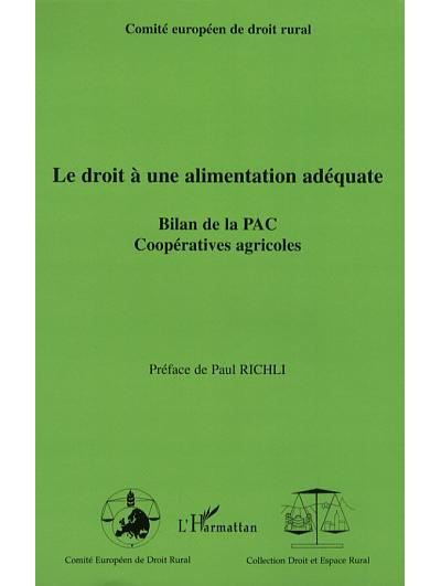 Le droit à une alimentation adéquate
