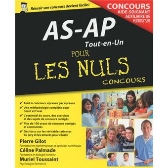 As Ap Tout En Un Pour Les Nuls Concours Broche Pierre Gilot Celine Palmade Muriel Toussaint Achat Livre Fnac