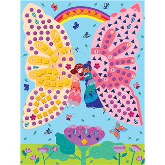 Strass et stickers brillants fées - pochette avec accessoires
