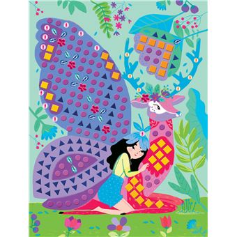 Strass et stickers brillants fées - pochette avec accessoires